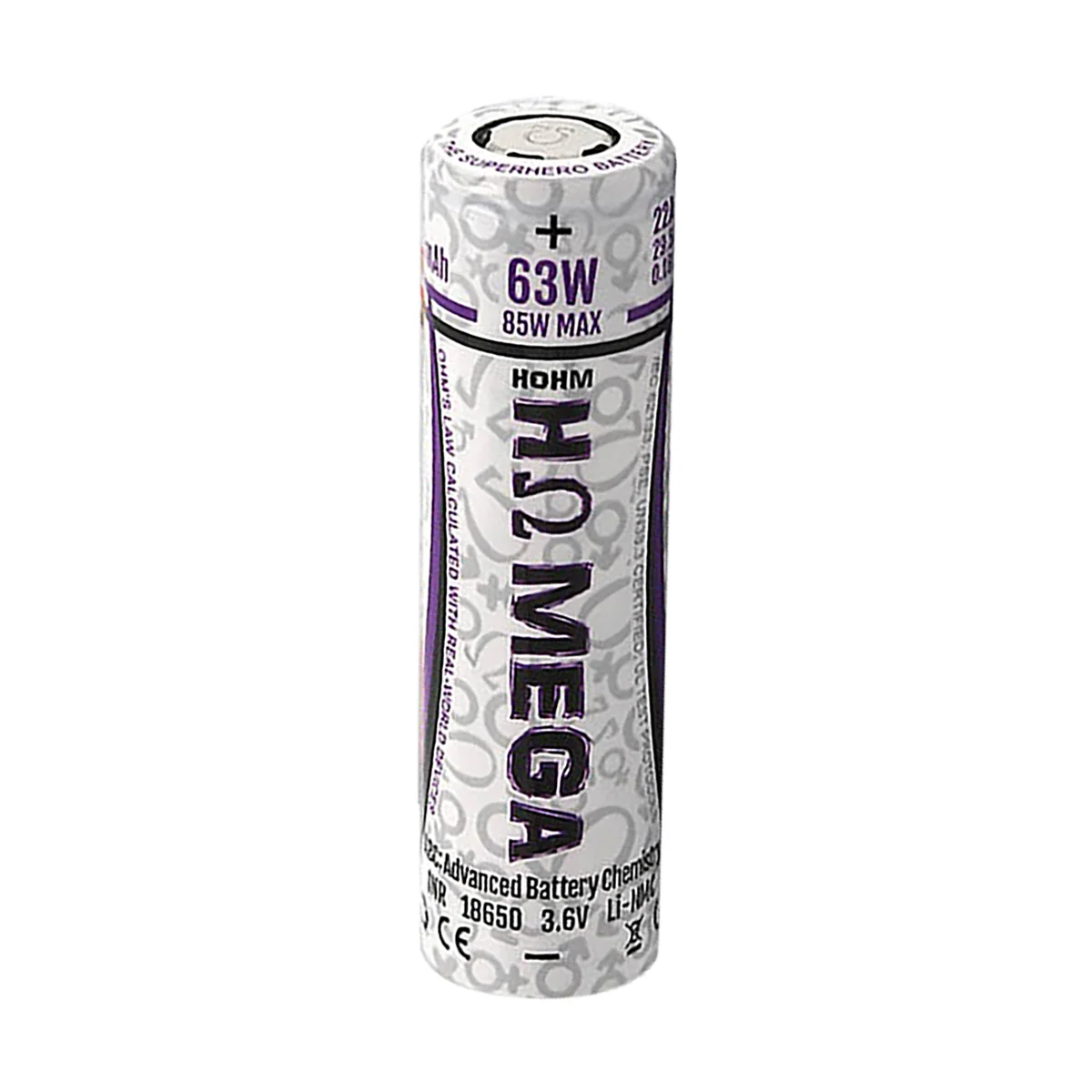 Hohm MEGA 18650 2500mAh 22A Battery