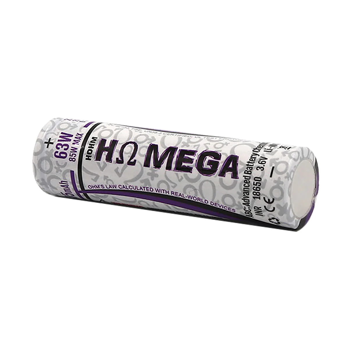 Hohm MEGA 18650 2500mAh 22A Battery - Image 2