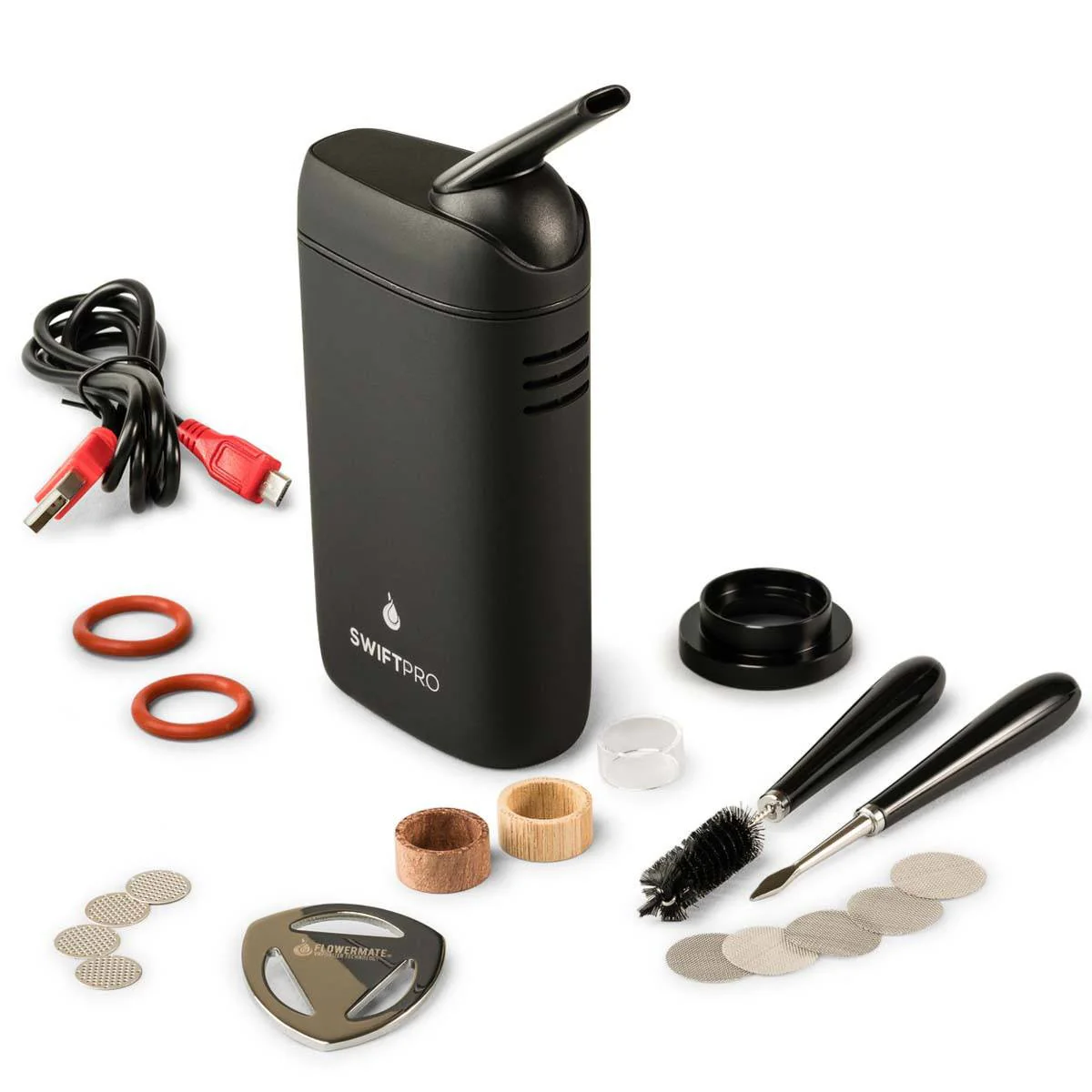 Lightly Used - Flowermate Swift Pro Vaporizer Black - Image 3