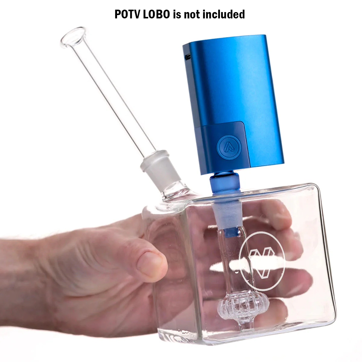 POTV Cloud Cube Glass Bubbler - Image 6