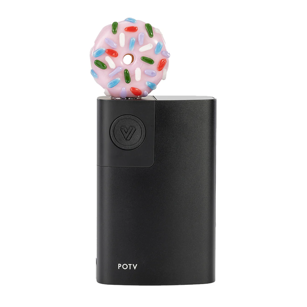POTV x Empire Glass Pink Frosted Donut - Image 3