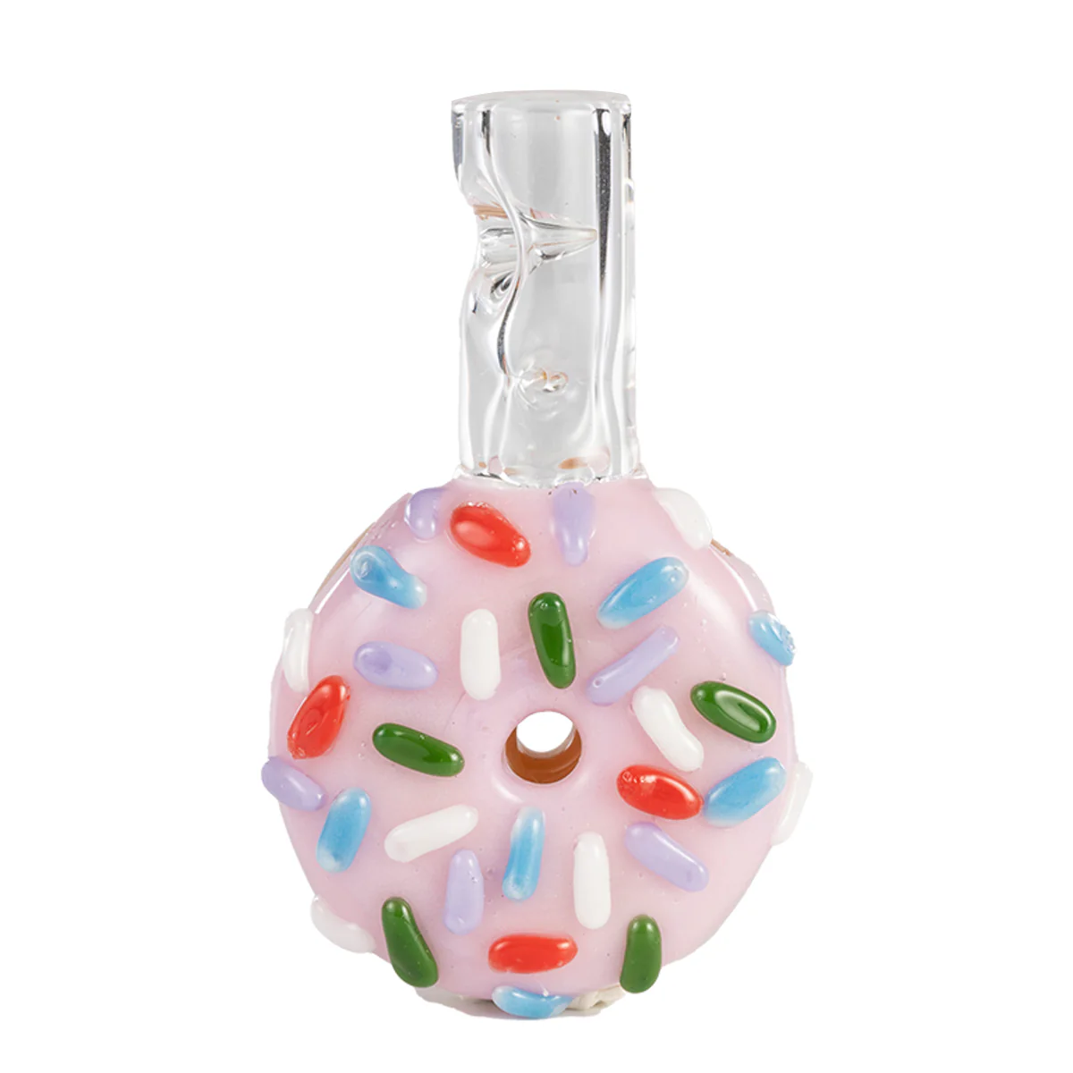 POTV x Empire Glass Pink Frosted Donut - Image 5