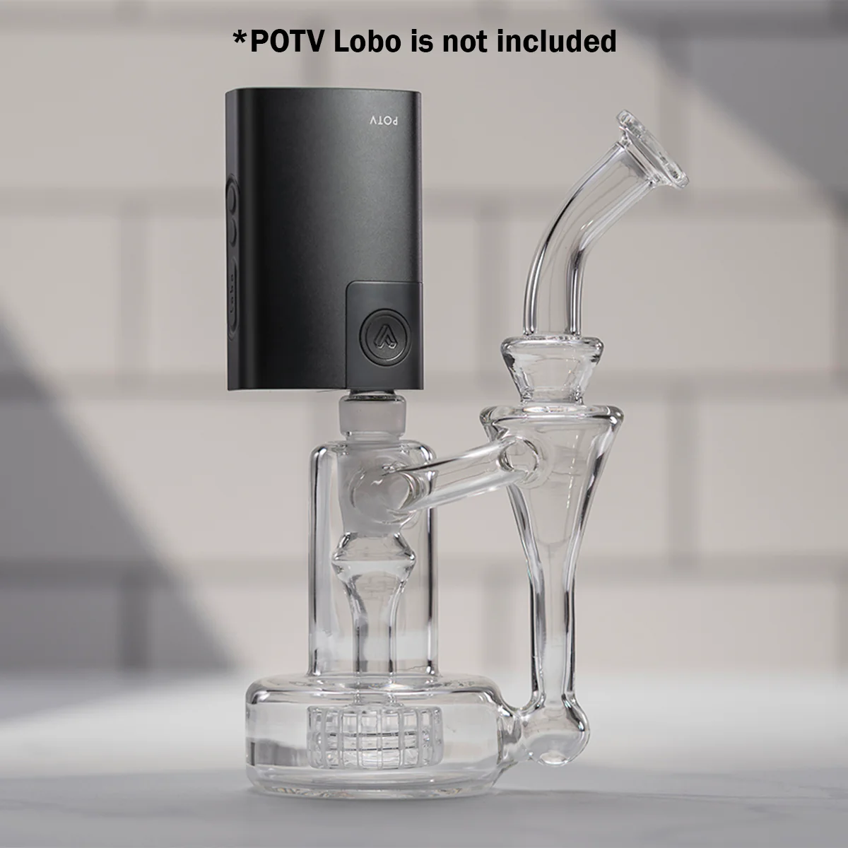 POTV Recycler Glass Bubbler - Image 3